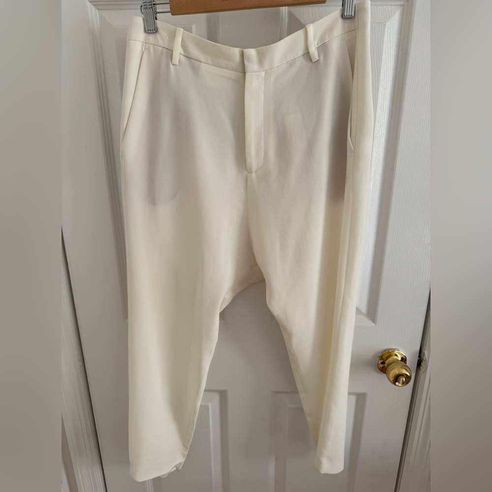 NILI LOTAN - Paris Pant - Size 6 - White Silk